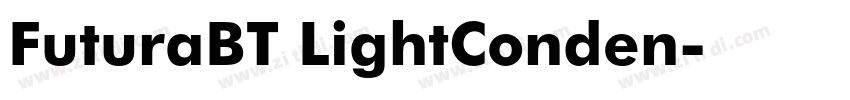 FuturaBT LightConden字体转换